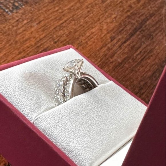 3 Carat Wedding Set - Picture 5 of 5